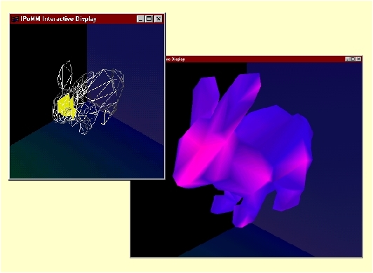 With an evenly distributed mesh reduction the detail on the rabbit's face is lost too fast to remain satisfying.